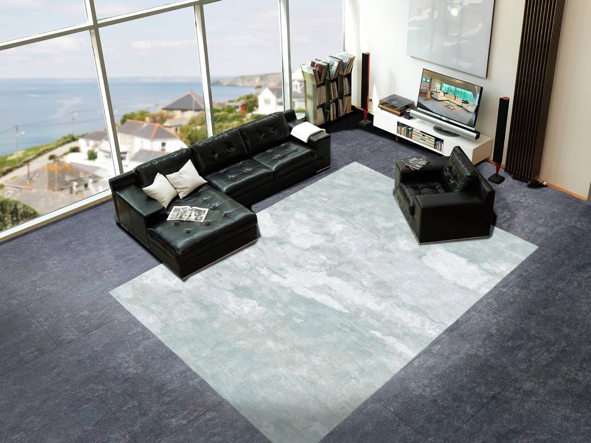 Makalu Nepal Teppich Century M013 Handgeknüpft im Wunschmaß   – Bild 3